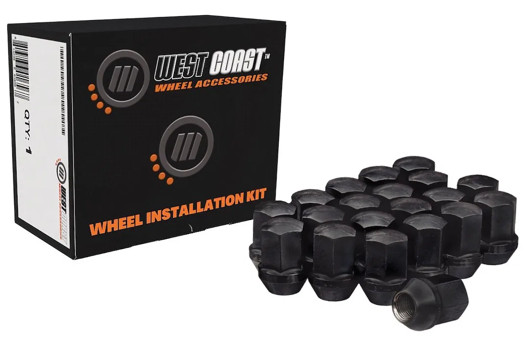 W5514LSB – WC WHEEL ACC Wheel Installation Kit, 5 Lug Kit 14 Millimeter X 1.5 Thread Size 60 Degree Conical Acorn 1.5...